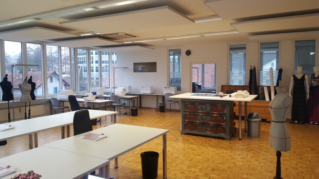 Lernumgebung an der Fachschule für Mode und Schnitt